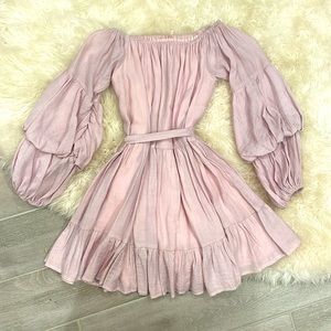 Hello Molly Baby Pink Boutique dress